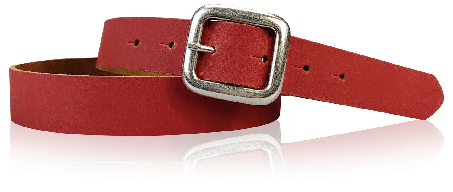 Кожаный ремень FRONHOFER, красный
Кожаный ремень FRONHOFER, красный