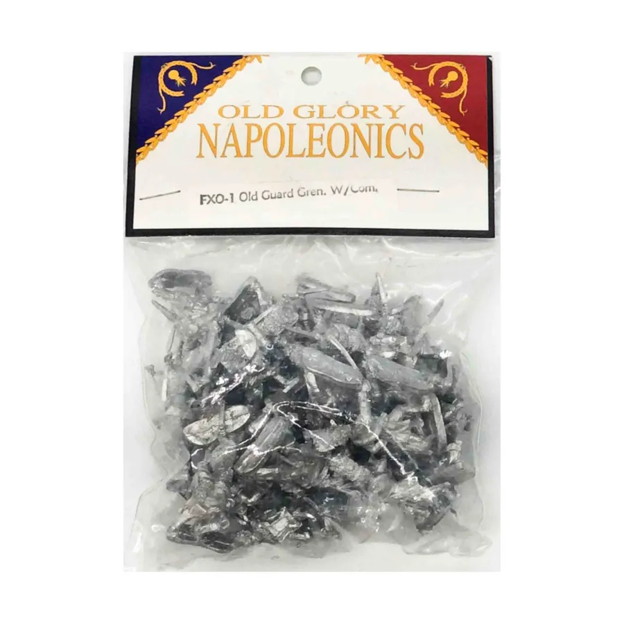 Гренадеры старой гвардии с командованием, Napoleonic - French (25mm)
Гренадеры старой гвардии с командованием, Napoleonic - French (25mm)