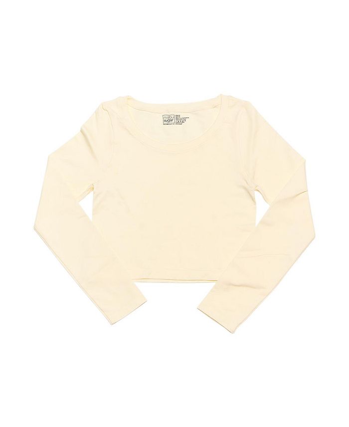 Малибу Сахар - универсальный длинный рукав без швов для девочек - подростковый размер Malibu Sugar, белый 
Малибу Сахар - универсальный длинный рукав без швов для девочек - подростковый размер Malibu Sugar, белый