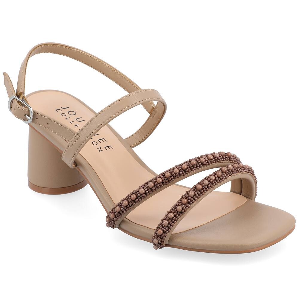 Женские босоножки на каблуке Journee Collection Lornnah Tru Comfort из пеноматериала с ремешком из бисера, цвет Taupe
Женские босоножки на каблуке Journee Collection Lornnah Tru Comfort из пеноматериала с ремешком из бисера, цвет Taupe