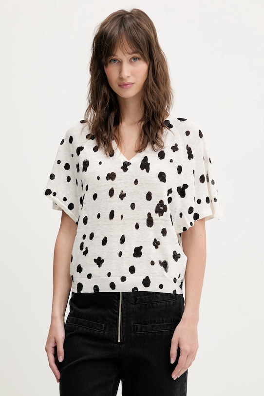 Свитер из льна Bimba Y Lola, бежевый 
Свитер из льна Bimba Y Lola, бежевый