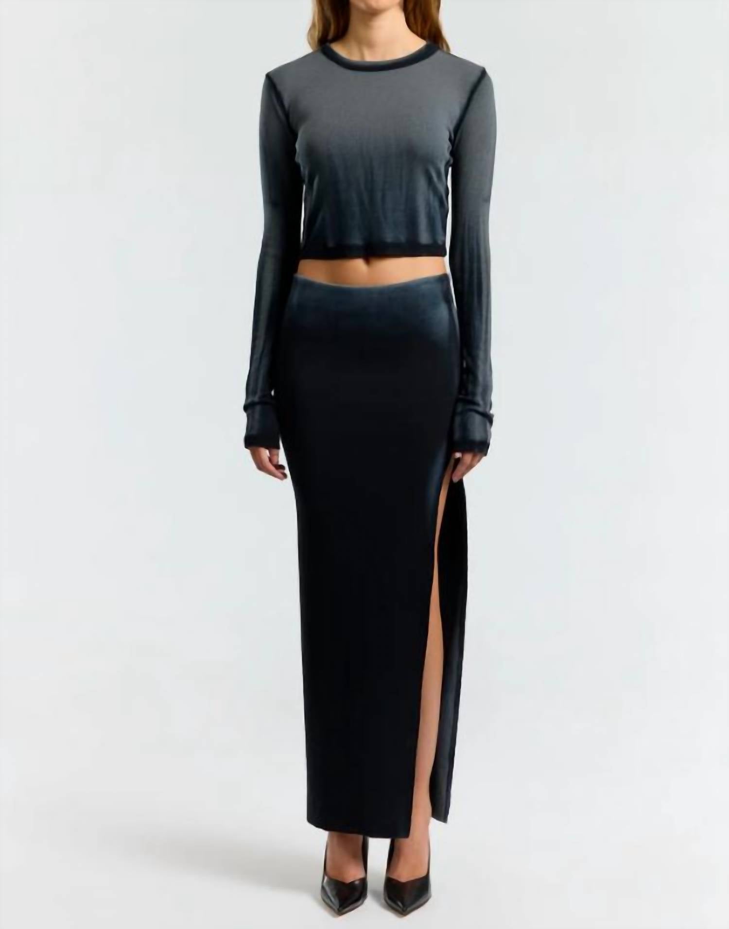 Юбка макси Verona в черном цвете Cotton Citizen
Юбка макси Verona в черном цвете Cotton Citizen