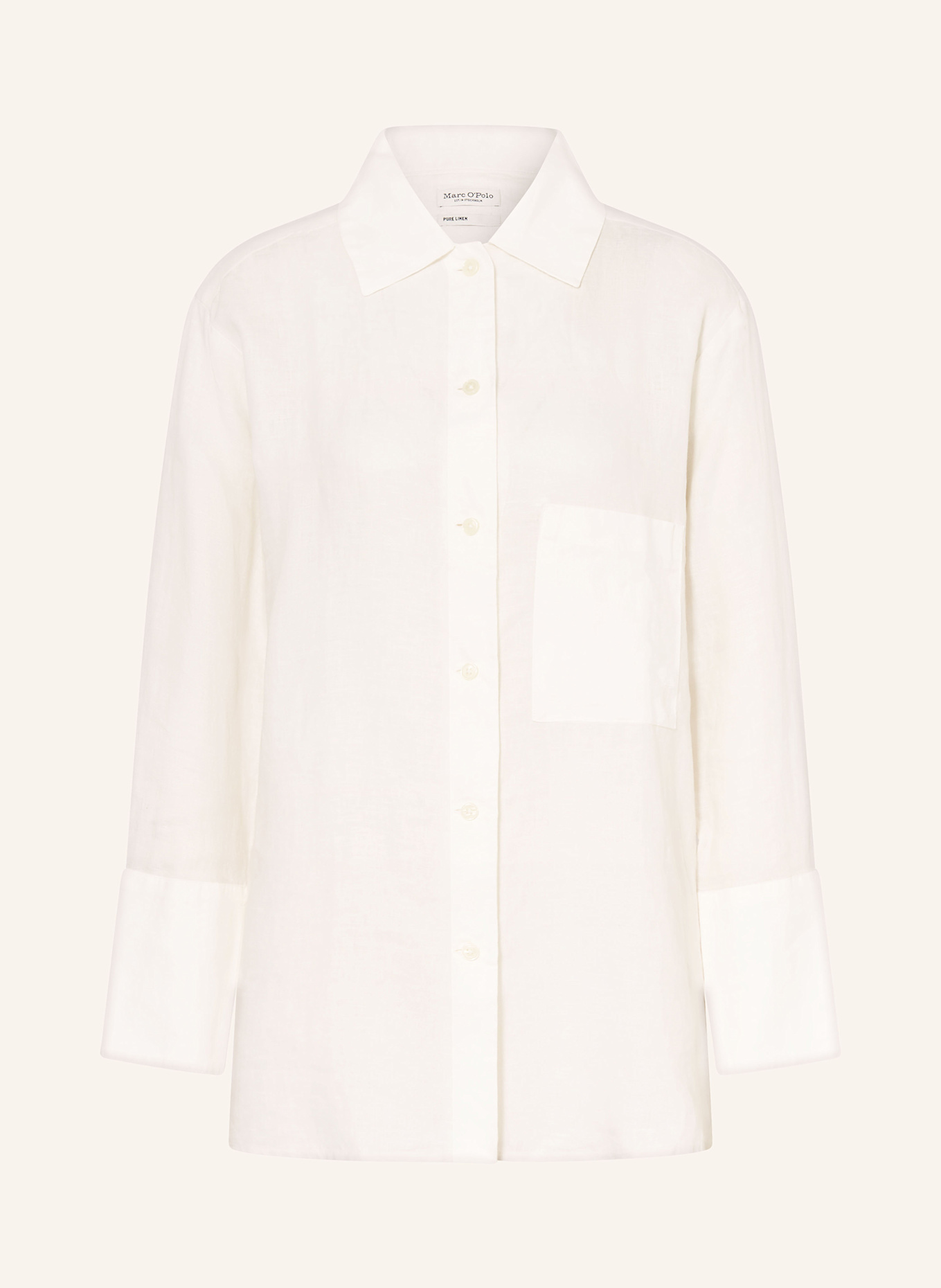 Льняная блузка-рубашка Marc O'Polo, белый
Льняная блузка-рубашка Marc O'Polo, белый