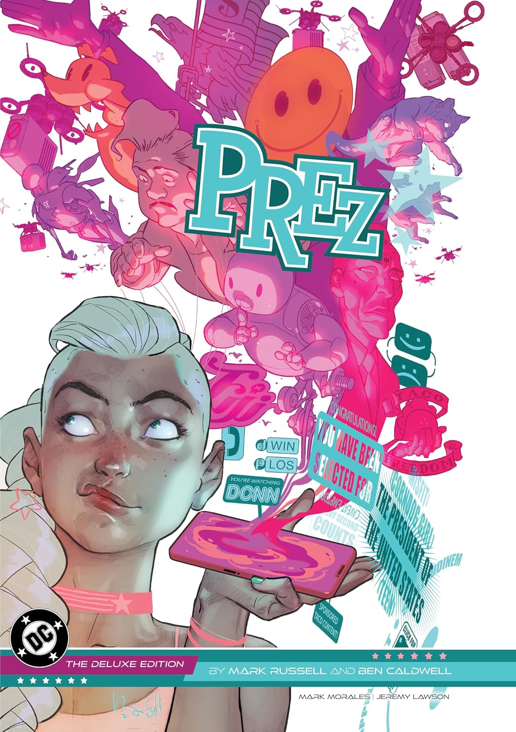 Prez by Mark Russell and Ben Caldwell: The Deluxe Edition (DC Comics)
Prez by Mark Russell and Ben Caldwell: The Deluxe Edition (DC Comics)