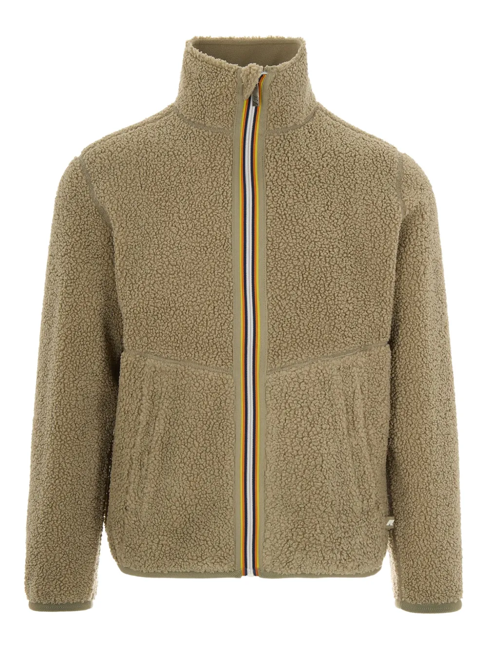 Текстурированная куртка на молнии K-Way, зеленый
Текстурированная куртка на молнии K-Way, зеленый