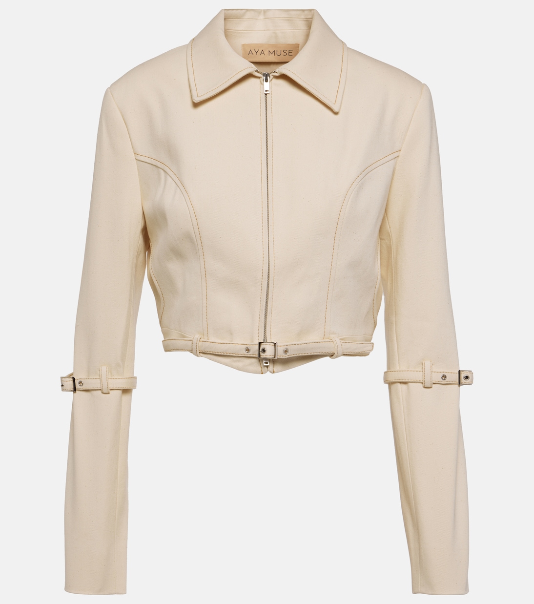 Укороченная джинсовая куртка Tuxis Aya Muse, белый
Укороченная джинсовая куртка Tuxis Aya Muse, белый