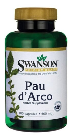 Swanson, Биологически активная добавка, Пау д'Арко 500 мг, 100 капсул
Swanson, Биологически активная добавка, Пау д'Арко 500 мг, 100 капсул