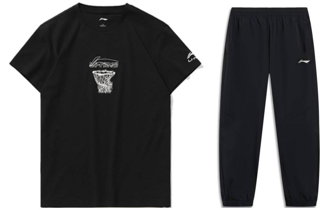 Повседневный спортивный комплект для мужчин черный LINING
Повседневный спортивный комплект для мужчин черный LINING