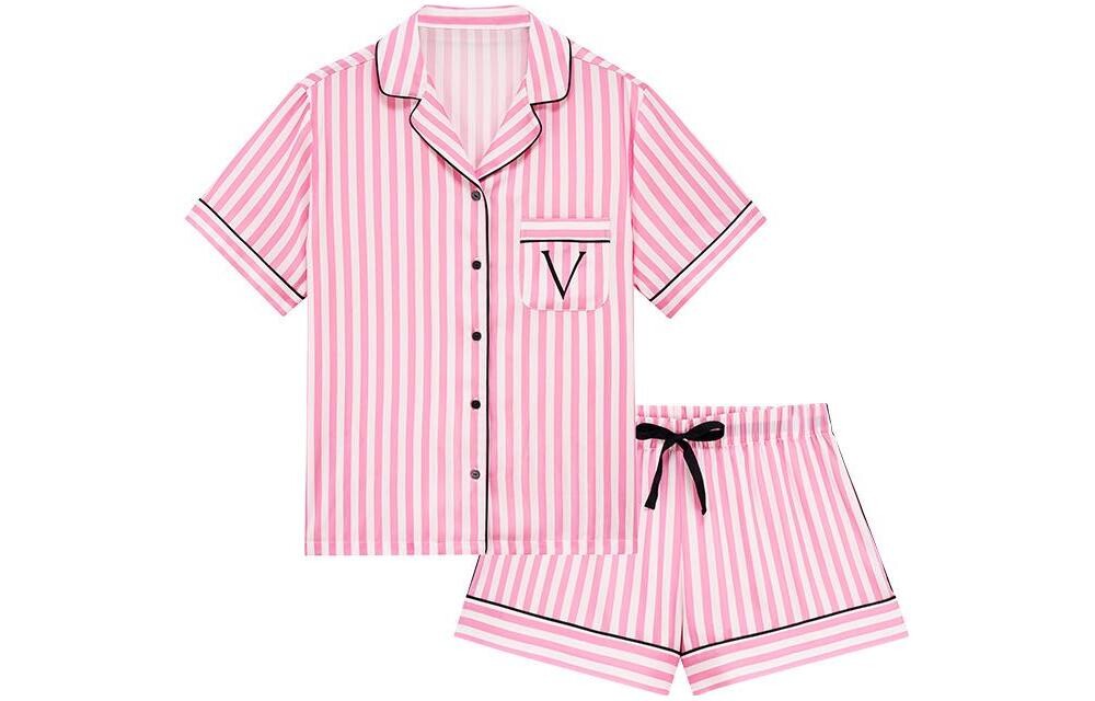 Женский пижамный комплект Victoria's Secret, Веерные полосы
Женский пижамный комплект Victoria's Secret, Веерные полосы