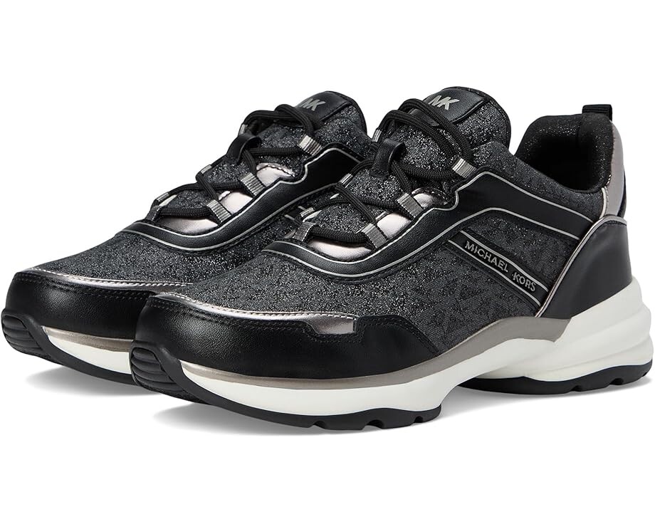 Кроссовки MICHAEL Michael Kors Kids Olympia, цвет Black/Gunmetal 
Кроссовки MICHAEL Michael Kors Kids Olympia, цвет Black/Gunmetal