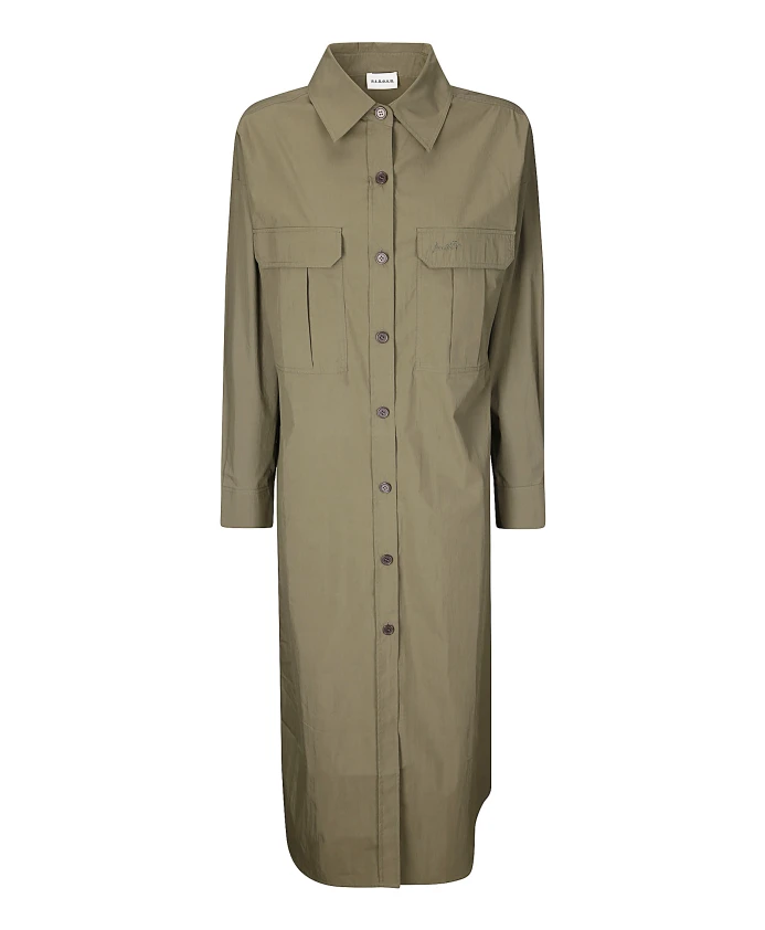 Платье с воротником и карманами P.A.R.O.S.H., зеленый
Платье с воротником и карманами P.A.R.O.S.H., зеленый