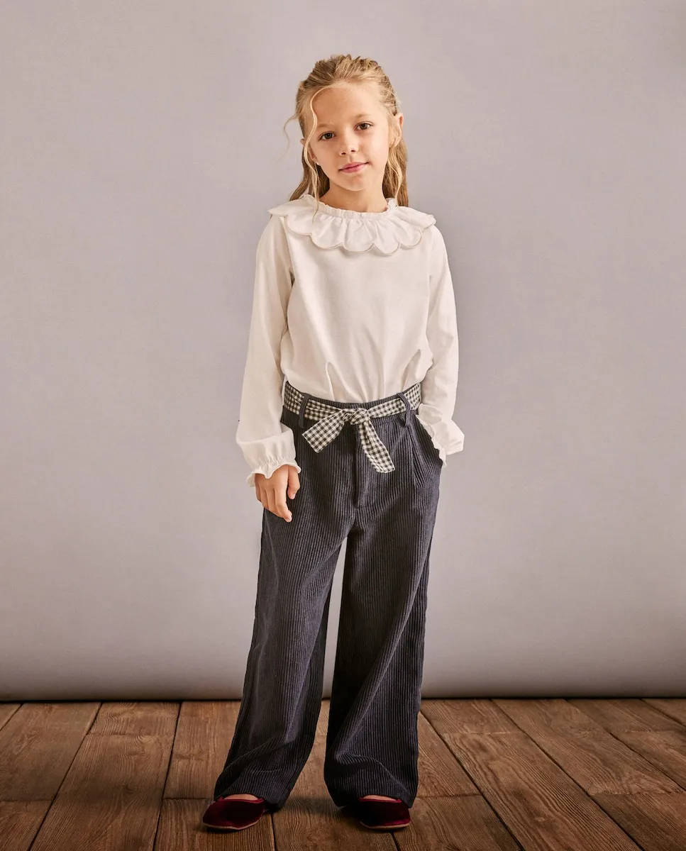 Брюки из мягкого вельвета с фантазийным поясом для девочки Coconut El Corte Inglés, антрацитовый
Брюки из мягкого вельвета с фантазийным поясом для девочки Coconut El Corte Inglés, антрацитовый