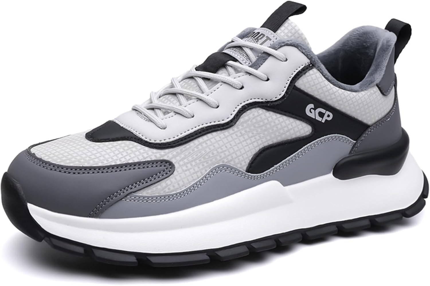 Мужские зимние плюшевые кроссовки для бега и спорта, папины кроссовки с толстой подошвой, модная повседневная обувь для мужчин Generic, серый
Мужские зимние плюшевые кроссовки для бега и спорта, папины кроссовки с толстой подошвой, модная повседневная обувь для мужчин Generic, серый