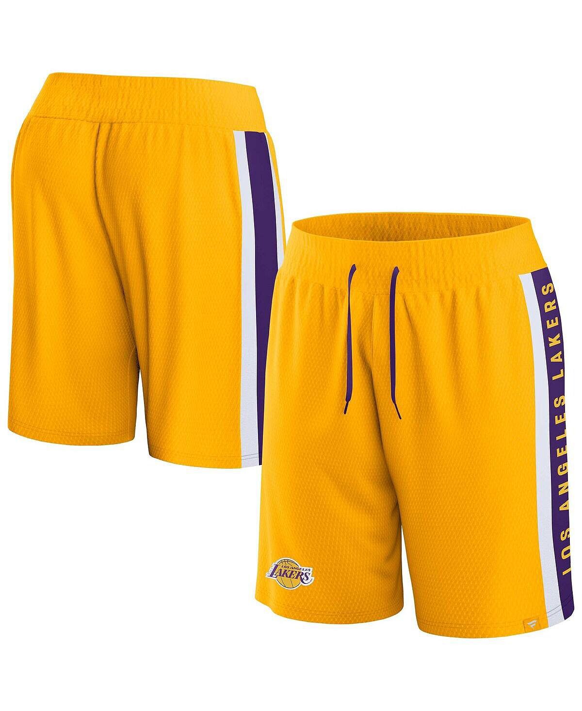 Мужские фирменные золотые шорты Los Angeles Lakers Referee Iconic в сетку Fanatics
Мужские фирменные золотые шорты Los Angeles Lakers Referee Iconic в сетку Fanatics