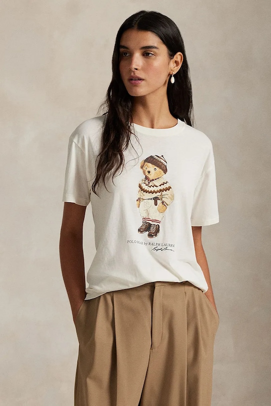 Хлопковая футболка Polo Ralph Lauren, белый
Хлопковая футболка Polo Ralph Lauren, белый