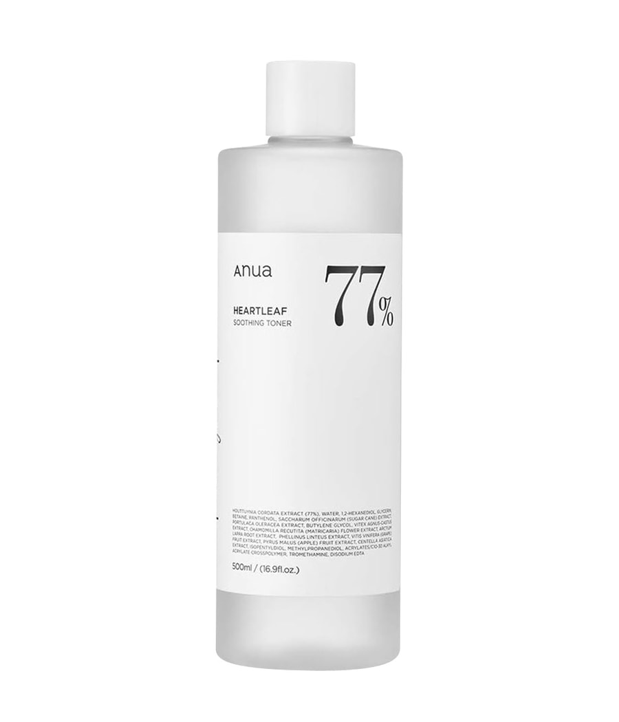 Тоник для лица Anua Heartleaf 77% Soothing Toner, 500 ml
Тоник для лица Anua Heartleaf 77% Soothing Toner, 500 ml