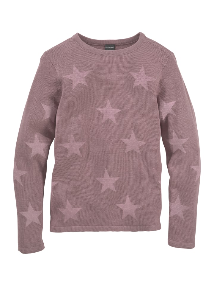 Розовый узорчатый вязаный свитер Kidsworld
Розовый узорчатый вязаный свитер Kidsworld