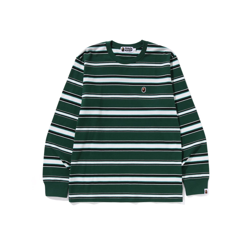 Футболка Bape One Point Stripe с длинным рукавом A BATHING APE, зеленый
Футболка Bape One Point Stripe с длинным рукавом A BATHING APE, зеленый