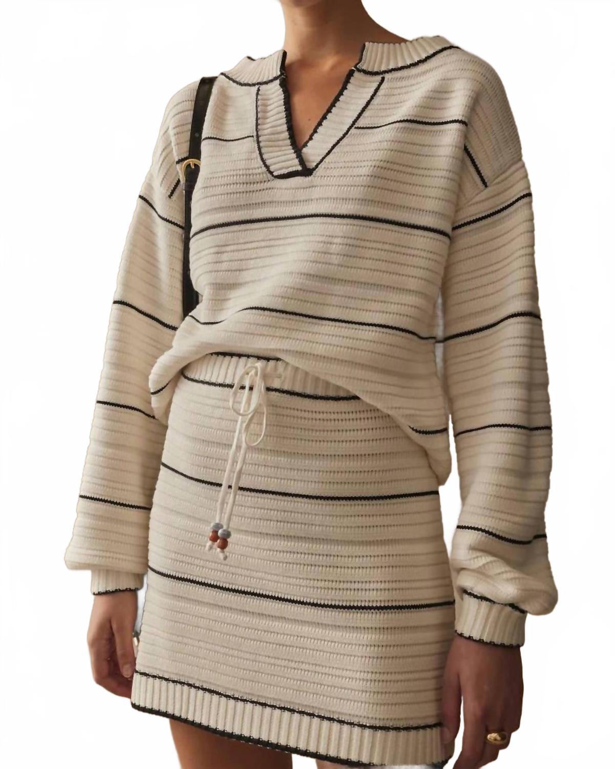 Свитер Moss вязаный, цвет слоновая кость Sancia
Свитер Moss вязаный, цвет слоновая кость Sancia