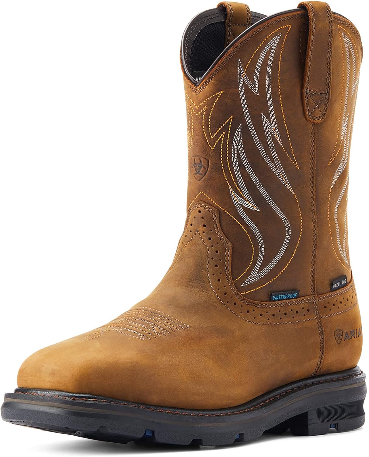 Мужские сапоги ARIAT Sierra Shock Shield с водонепроницаемым стальным носком, вестерн-сапоги, коричневый
Мужские сапоги ARIAT Sierra Shock Shield с водонепроницаемым стальным носком, вестерн-сапоги, коричневый