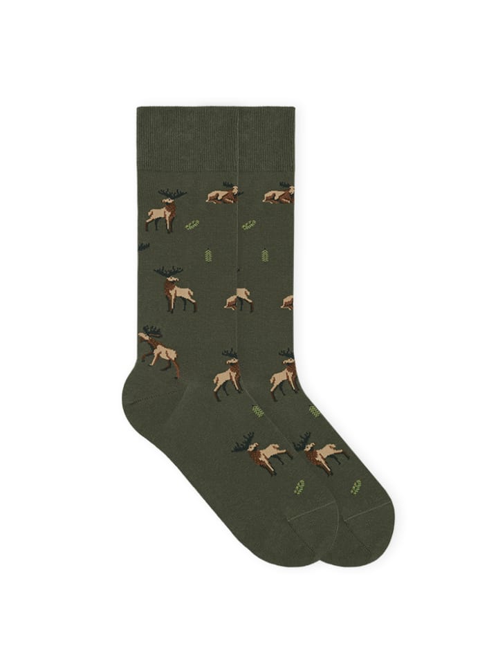 Von Jungfeld Носки с узором «Лучшие из икон» в цвете «Лось» (Moose Uniform Green)
Von Jungfeld Носки с узором «Лучшие из икон» в цвете «Лось» (Moose Uniform Green)