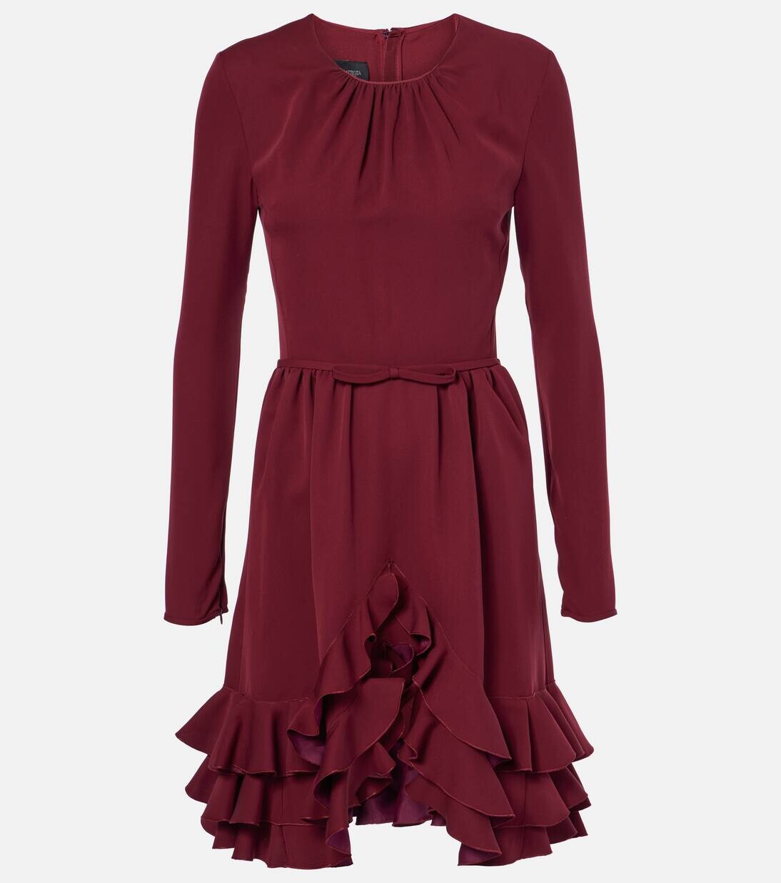 Мини-платье из шелкового крепа с оборками Giambattista Valli, цвет rouge/noir
Мини-платье из шелкового крепа с оборками Giambattista Valli, цвет rouge/noir