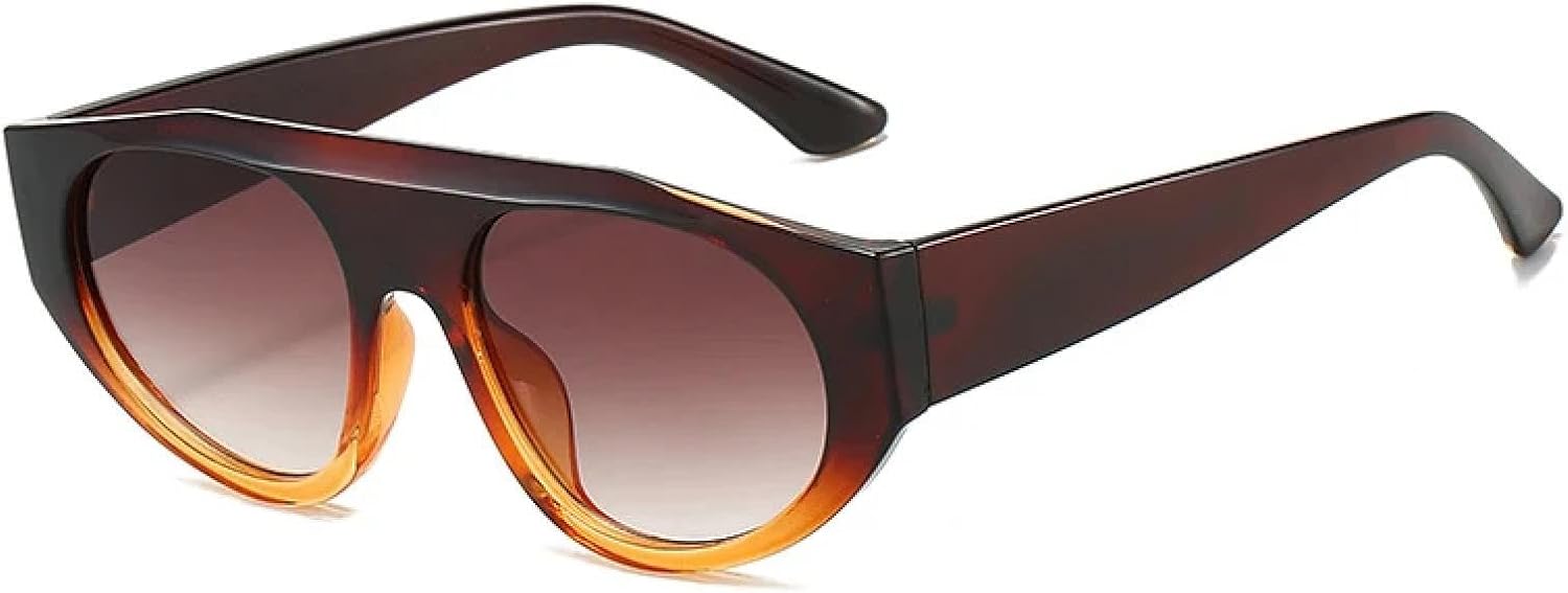 Мужские солнцезащитные очки в стиле ретро с защитой от УФ-излучения UV400, модные женские очки с градиентным переходом цвета, двухцветные, в стиле панк HHZZYVY, Brown Orange Tea
Мужские солнцезащитные очки в стиле ретро с защитой от УФ-излучения UV400, модные женские очки с градиентным переходом цвета, двухцветные, в стиле панк HHZZYVY, Brown Orange Tea