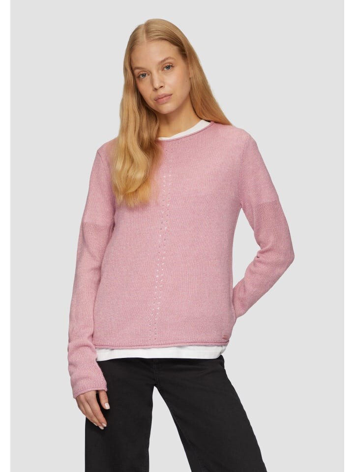 Пуловер QS Strickpullover langarm, розовый
Пуловер QS Strickpullover langarm, розовый
