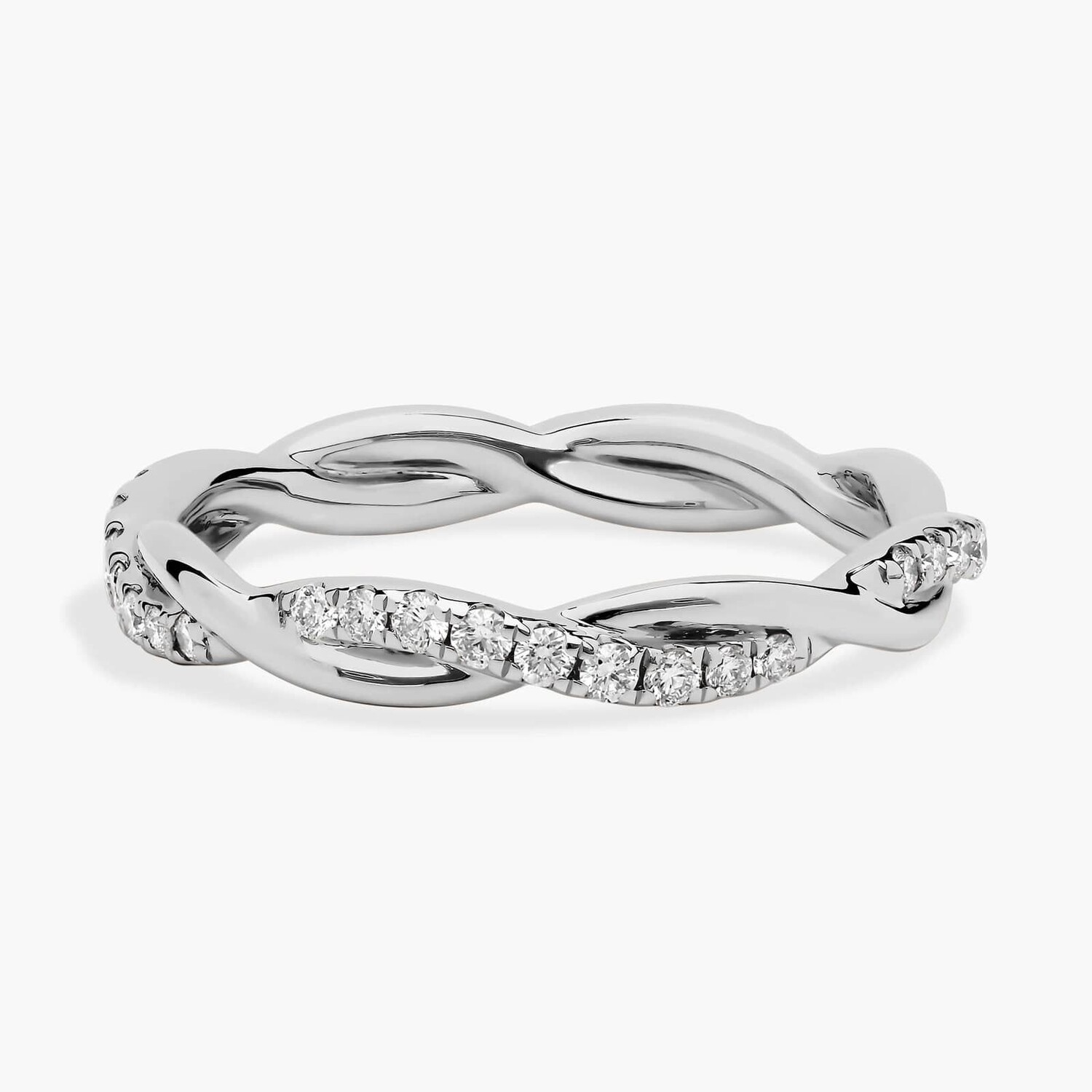 Кольцо Petite Twist Diamond Eternity из 14-каратного белого золота (1/3 карата) Blue Nile
Кольцо Petite Twist Diamond Eternity из 14-каратного белого золота (1/3 карата) Blue Nile