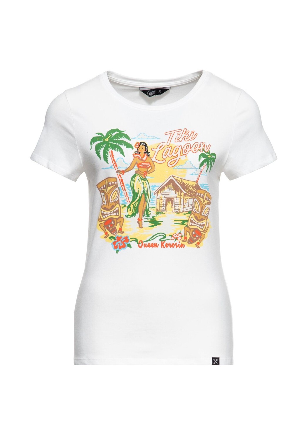 Рубашка с принтом и гавайским рисунком Tiki Lagoon Queen Kerosin
Рубашка с принтом и гавайским рисунком Tiki Lagoon Queen Kerosin