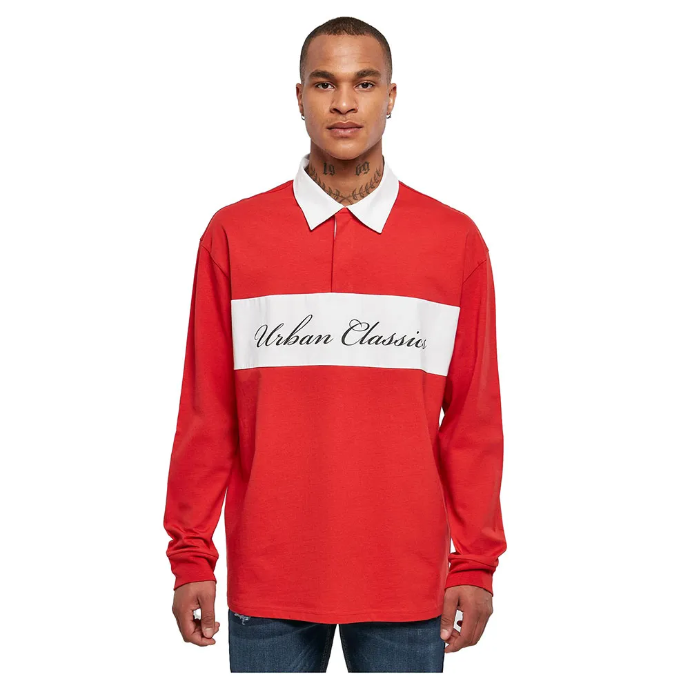 Лонгслив Urban Classics Oversized Rugby, красный
Лонгслив Urban Classics Oversized Rugby, красный