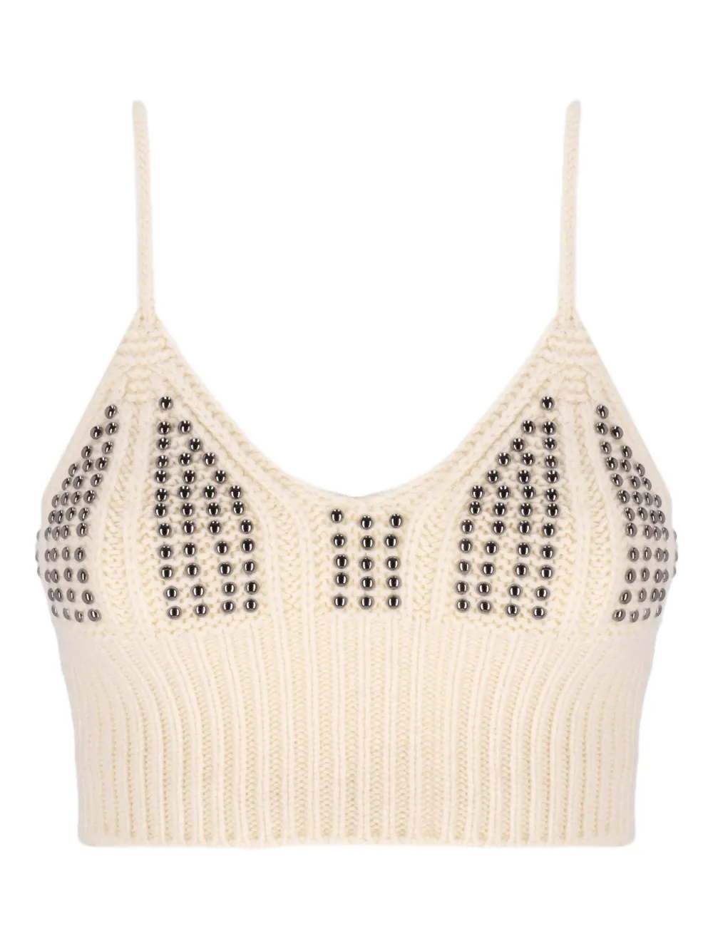 Декорированный трикотажный топ Laneus, нейтральный
Декорированный трикотажный топ Laneus, нейтральный