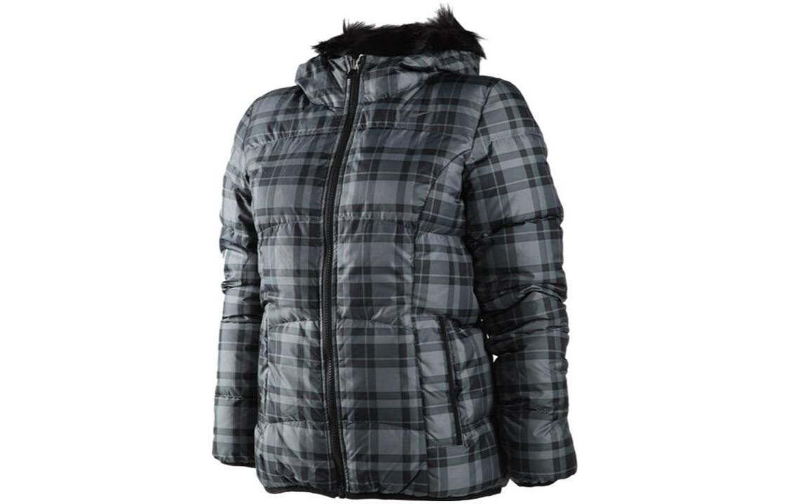 Пуховик женский серый Nike 
Пуховик женский серый Nike