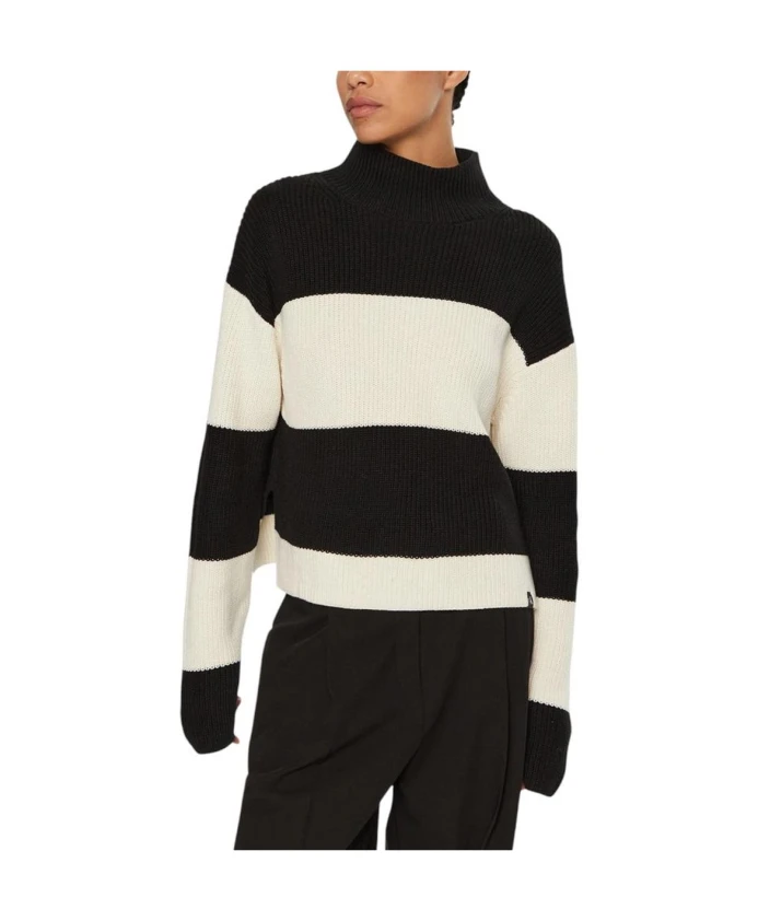 Хлопковый свитер в полоску с высокой талией Calvin Klein Jeans, мультиколор
Хлопковый свитер в полоску с высокой талией Calvin Klein Jeans, мультиколор