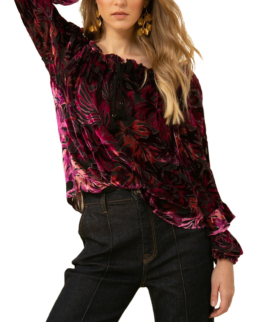 Хейл Боб блузка с открытыми плечами из смесового шелка HALE BOB, Raspberry
Хейл Боб блузка с открытыми плечами из смесового шелка HALE BOB, Raspberry