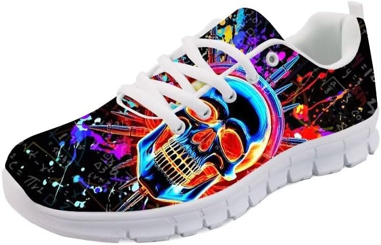 Женские беговые кроссовки Forchrinse с принтом скелета в стиле тай-дай, унисекс, с черепом, для ходьбы, спорта, модные повседневные и спортивные обувь, Splatter Tie Dye Skeleton
Женские беговые кроссовки Forchrinse с принтом скелета в стиле тай-дай, унисекс, с черепом, для ходьбы, спорта, модные повседневные и спортивные обувь, Splatter Tie Dye Skeleton