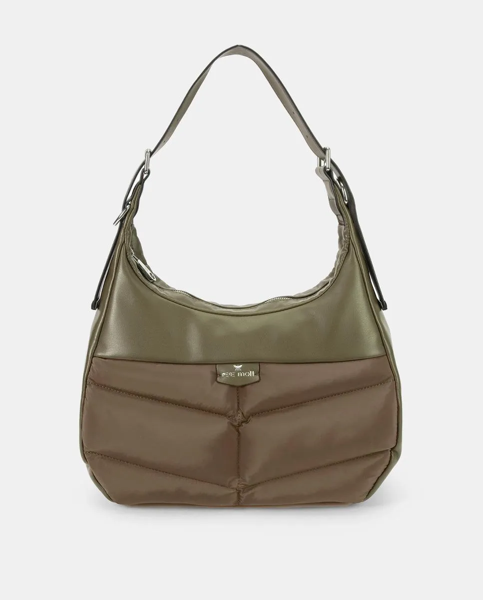 Стеганая сумка-хобо Pepe Moll, военный зеленый
Стеганая сумка-хобо Pepe Moll, военный зеленый