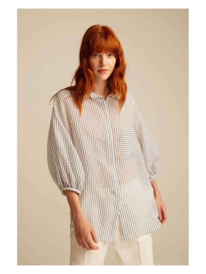 Блузка & me, синий 
Блузка & me, синий