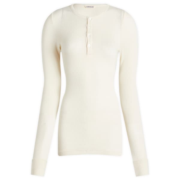 Органический мягкий пуловер в рубчик Auralee, цвет ivory
Органический мягкий пуловер в рубчик Auralee, цвет ivory