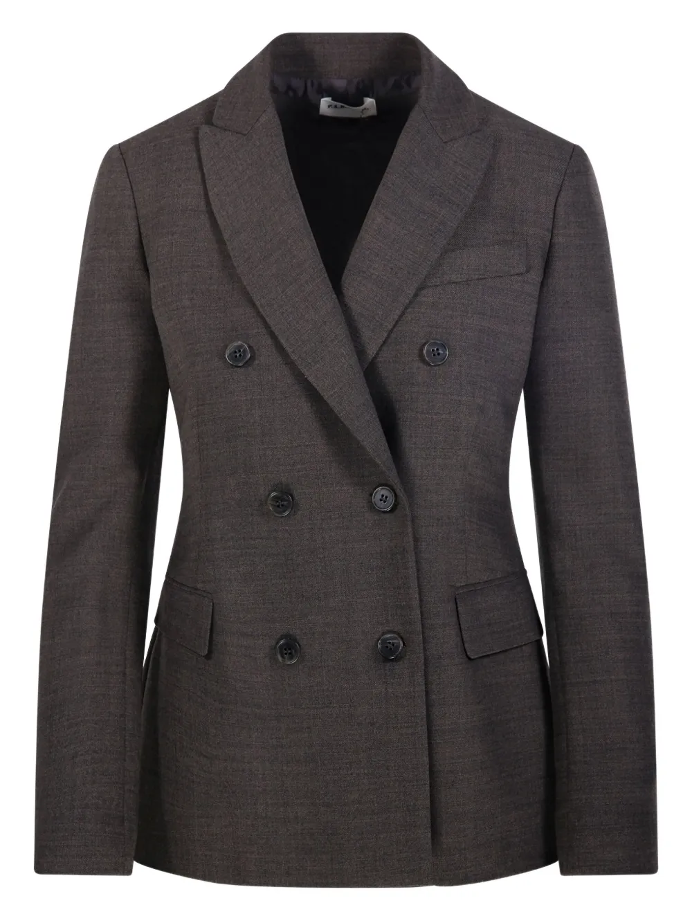 Двубортный пиджак P.A.R.O.S.H., коричневый
Двубортный пиджак P.A.R.O.S.H., коричневый