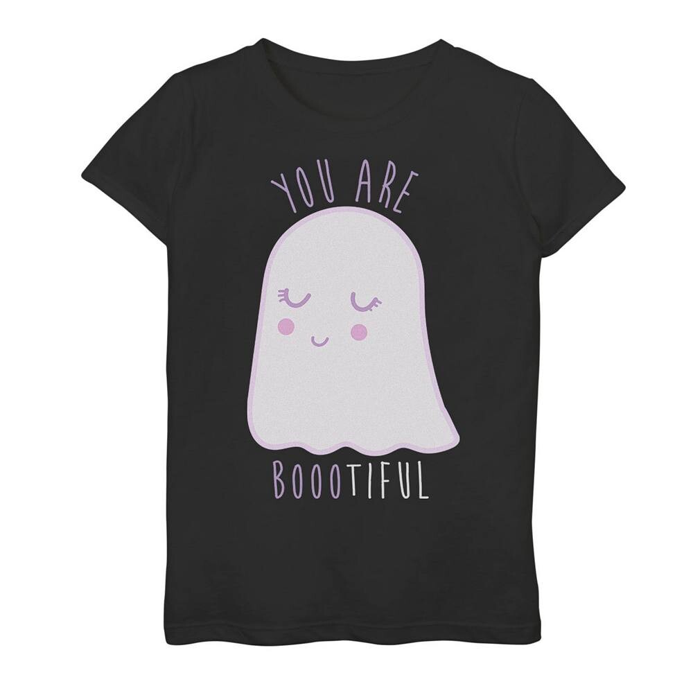 Футболка с рисунком «You Are Boootiful Ghost» для девочек 7–16 лет на Хэллоуин Licensed Character, черный
Футболка с рисунком «You Are Boootiful Ghost» для девочек 7–16 лет на Хэллоуин Licensed Character, черный