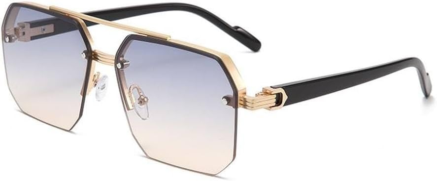 Мужские солнцезащитные очки в стиле ретро с двойной перемычкой и многоугольными металлическими линзами, градиентные линзы, защита от УФ-излучения UV400, модные женские солнцезащитные очки TKKTLLT, 3
Мужские солнцезащитные очки в стиле ретро с двойной перемычкой и многоугольными металлическими линзами, градиентные линзы, защита от УФ-излучения UV400, модные женские солнцезащитные очки TKKTLLT, 3