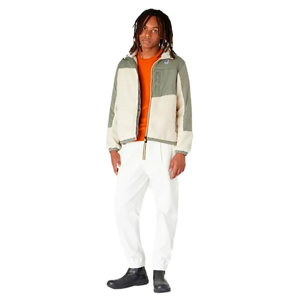 Толстовка K-way Le Vrai 3.0 Nersev Orsetto full zip, зеленый 
Толстовка K-way Le Vrai 3.0 Nersev Orsetto full zip, зеленый