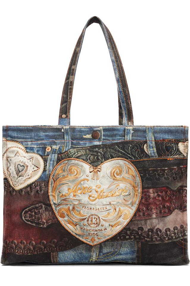 Acne Studios Многоцветная сумка с логотипом
Acne Studios Многоцветная сумка с логотипом