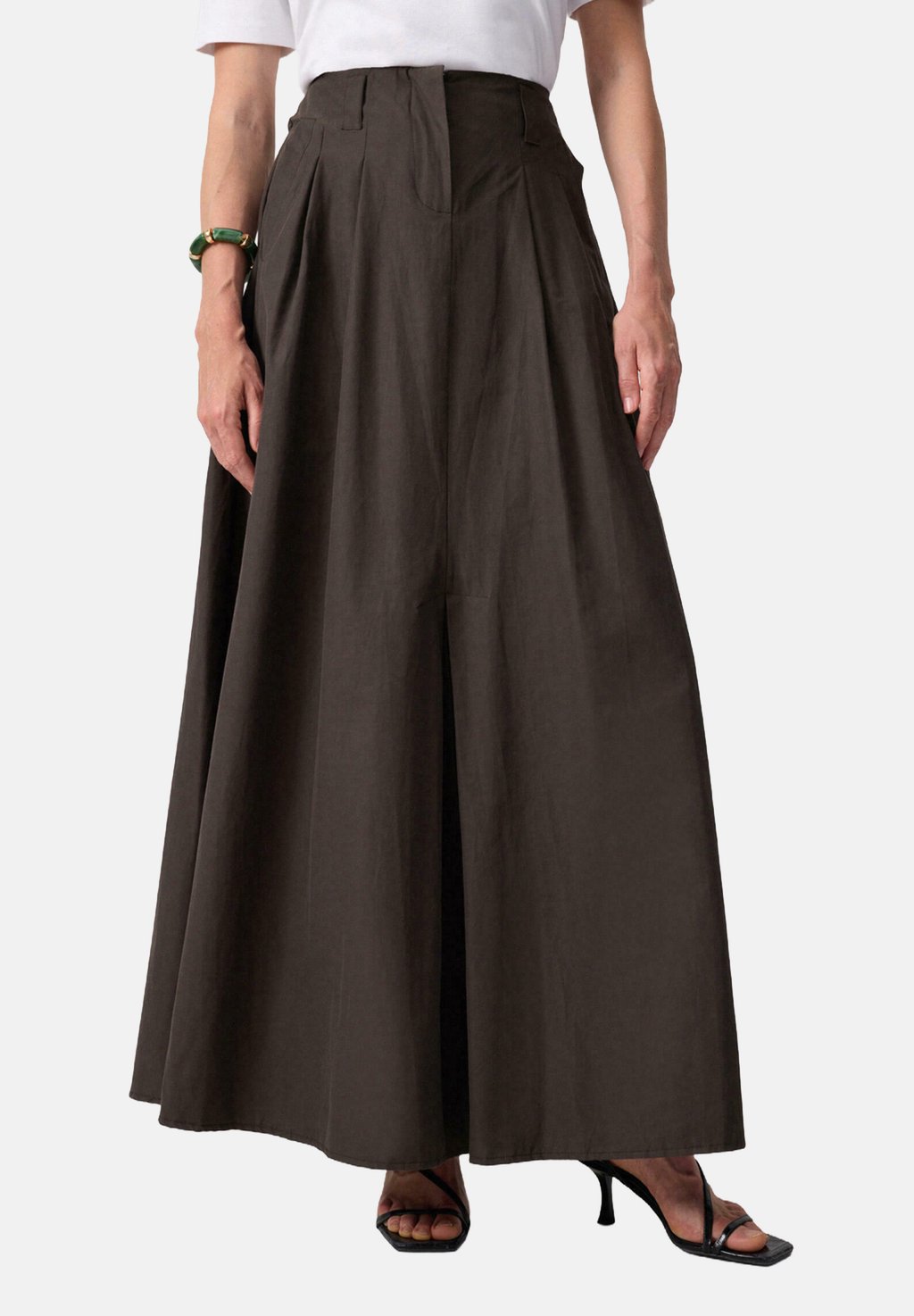 Юбка макси A LINE - A-line skirt Touché Privé, коричневый 
Юбка макси A LINE - A-line skirt Touché Privé, коричневый