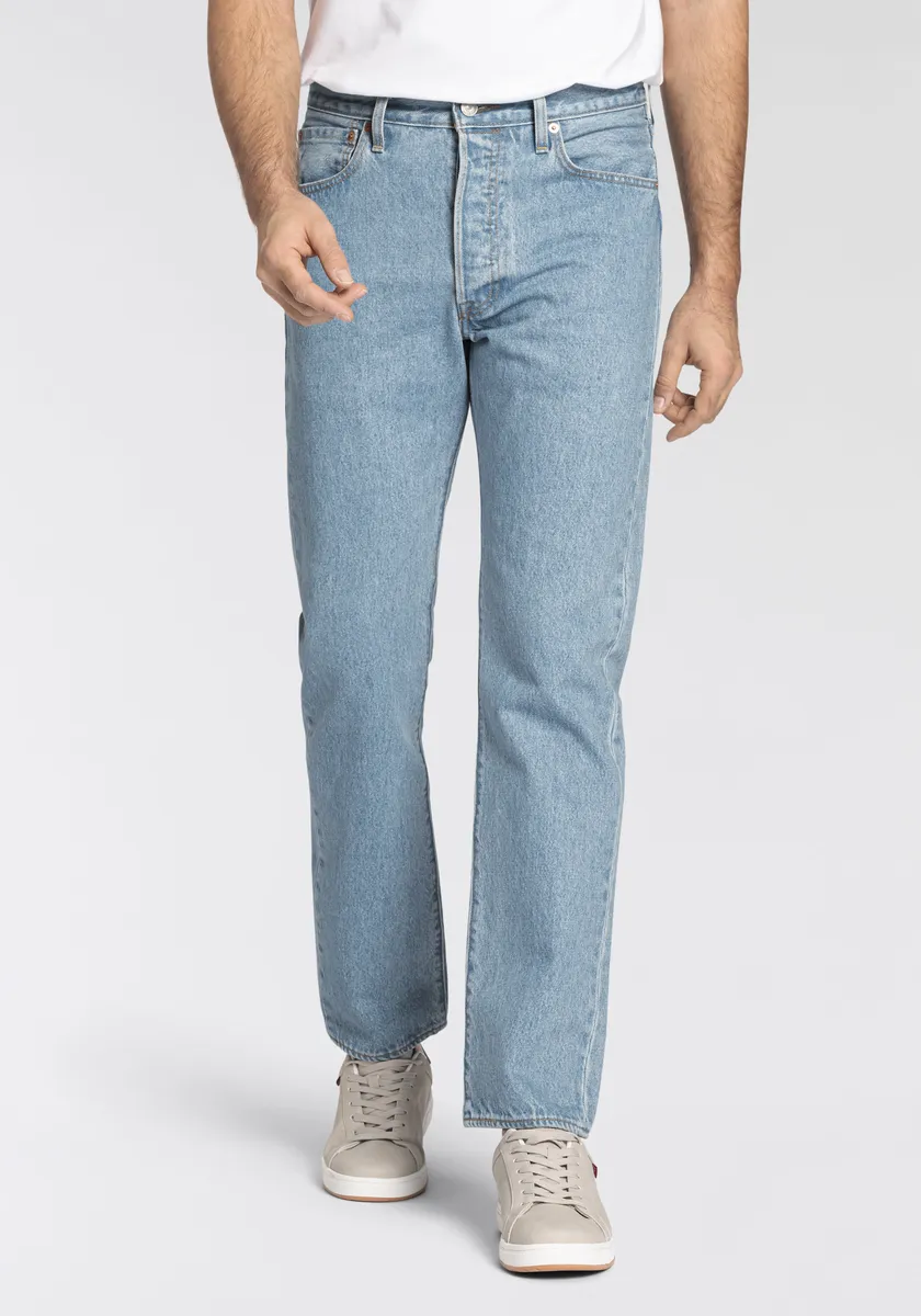 Джинсы Levi's с 5 карманами "501 54er Jeans", в винтажном стиле, цвет Ferry Building Blue
Джинсы Levi's с 5 карманами "501 54er Jeans", в винтажном стиле, цвет Ferry Building Blue
