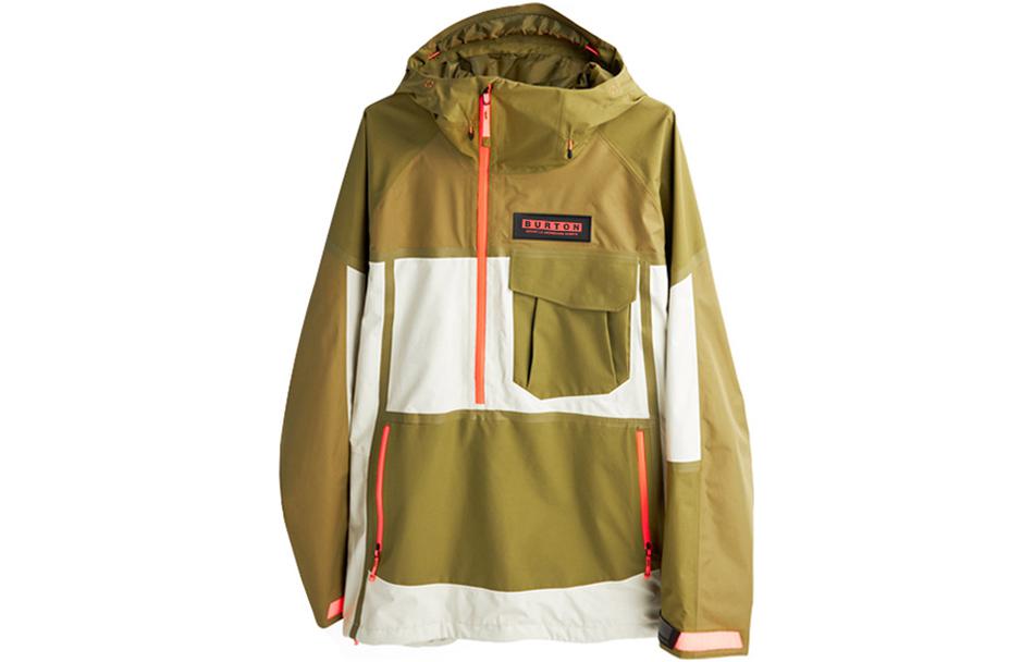 Мужская лыжная куртка BURTON GORETEX-2L Белая 
Мужская лыжная куртка BURTON GORETEX-2L Белая