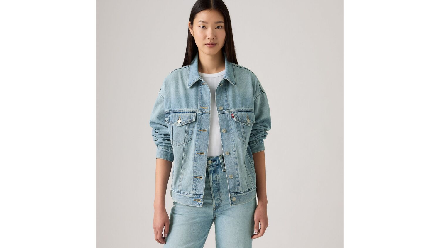 Куртка дальнобойщика 90-х Levi's, She Knew - Light Wash
Куртка дальнобойщика 90-х Levi's, She Knew - Light Wash