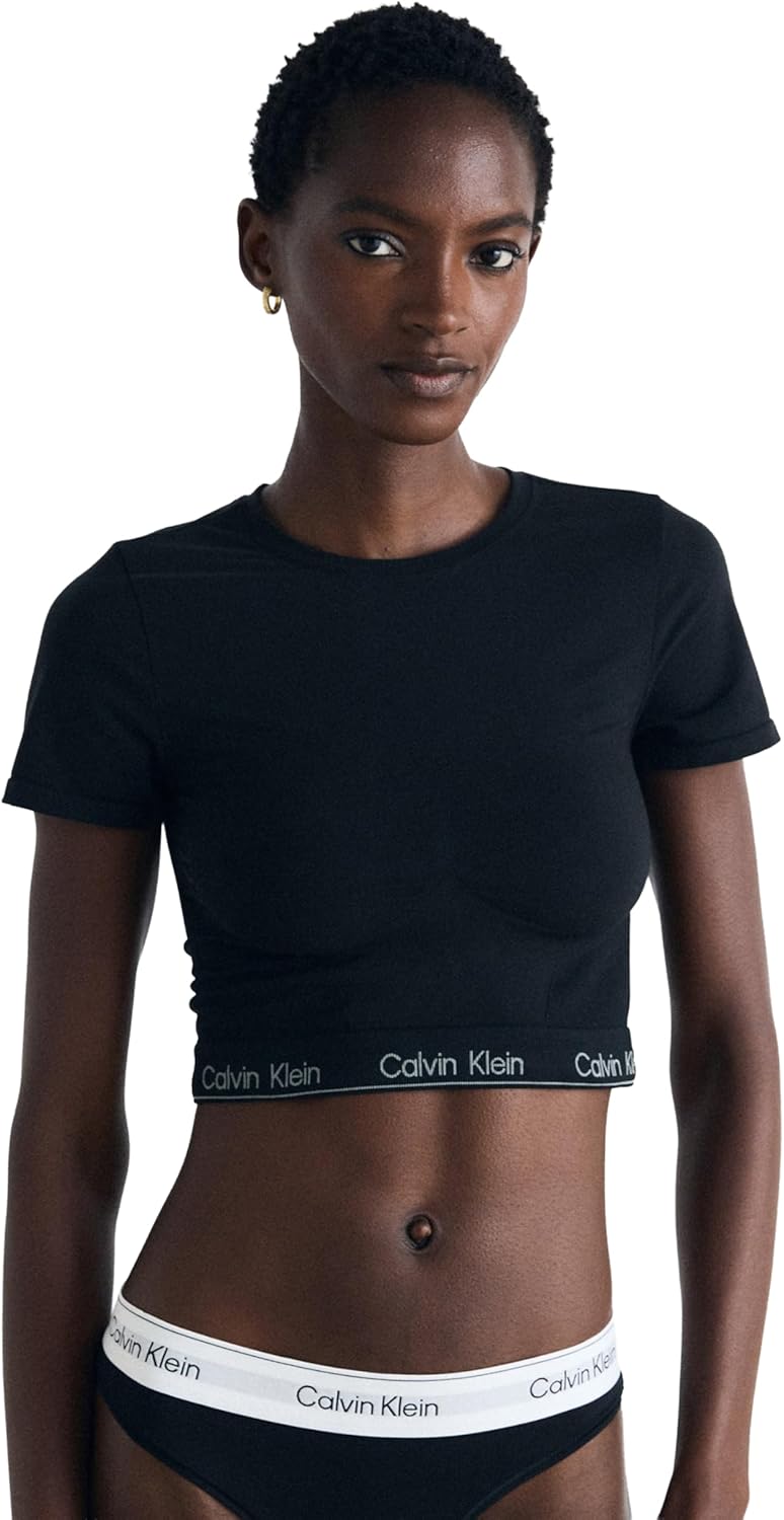 Женский утягивающий топ Calvin Klein Icon с короткими рукавами, Black
Женский утягивающий топ Calvin Klein Icon с короткими рукавами, Black