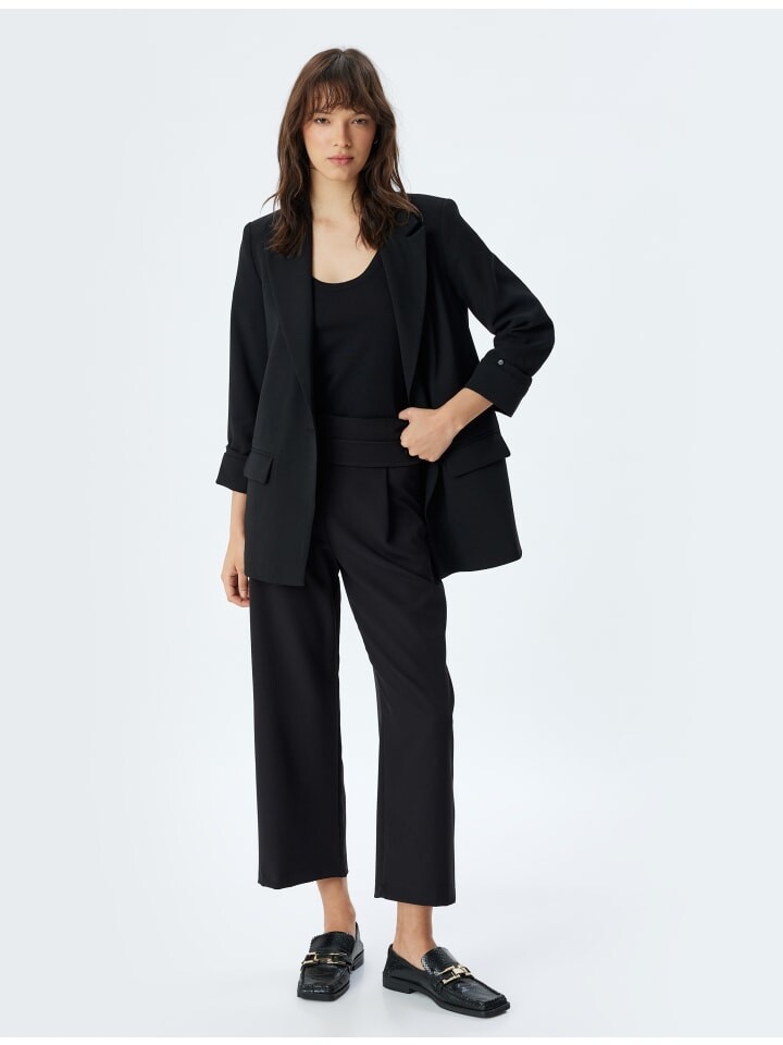 Тканевые брюки KOTON, черный
Тканевые брюки KOTON, черный